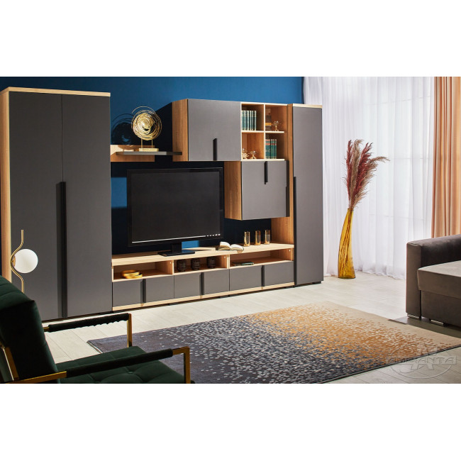 Living Duet 2, Stejat si Gri, 325x195x42 cm