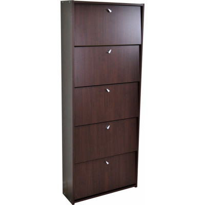 Pantofar 5 usi, wenge, 700 - 245 - 1775 mm