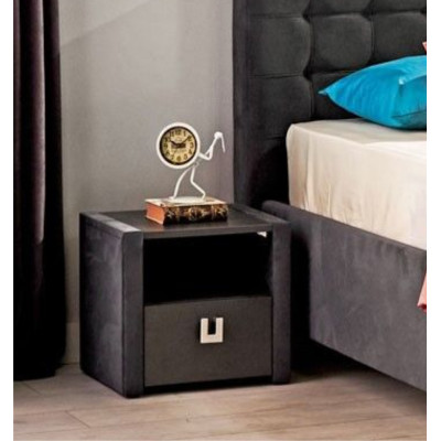 Noptiera Rio, 45 x 35 x 40 cm, Gri