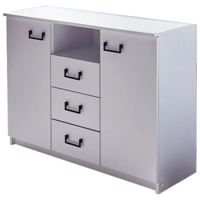 Comoda Rio, 4 sertare, 102 x 80 x 40 cm, Alb