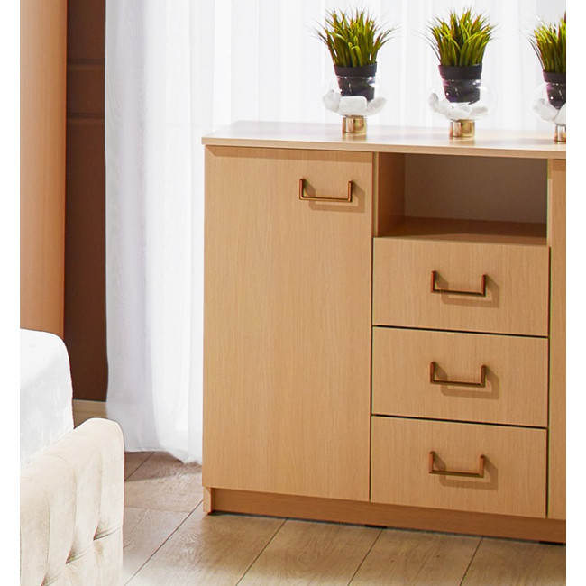 Comoda Rio, 4 sertare, 102 x 80 x 40 cm, Fag