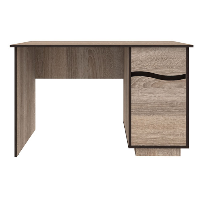 Birou Geneva, 1 usa + 1 sertar, 120x60x75,5 cm, Sonoma Trufle